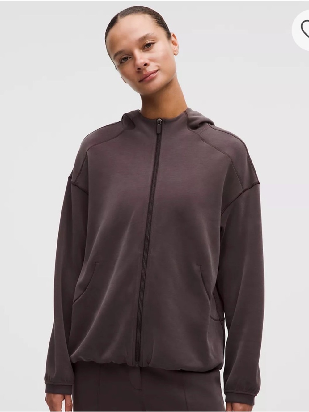 lululemon softstreme full zip hoodie